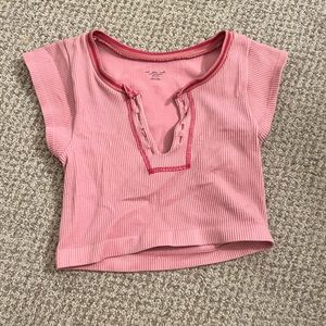 Urban Outfitters Out From Under Go For Gold Pink Top